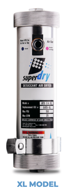 SUPER-DRY ATD-1/4-XL Desiccant Air Dryers | BARBEN IND LTD