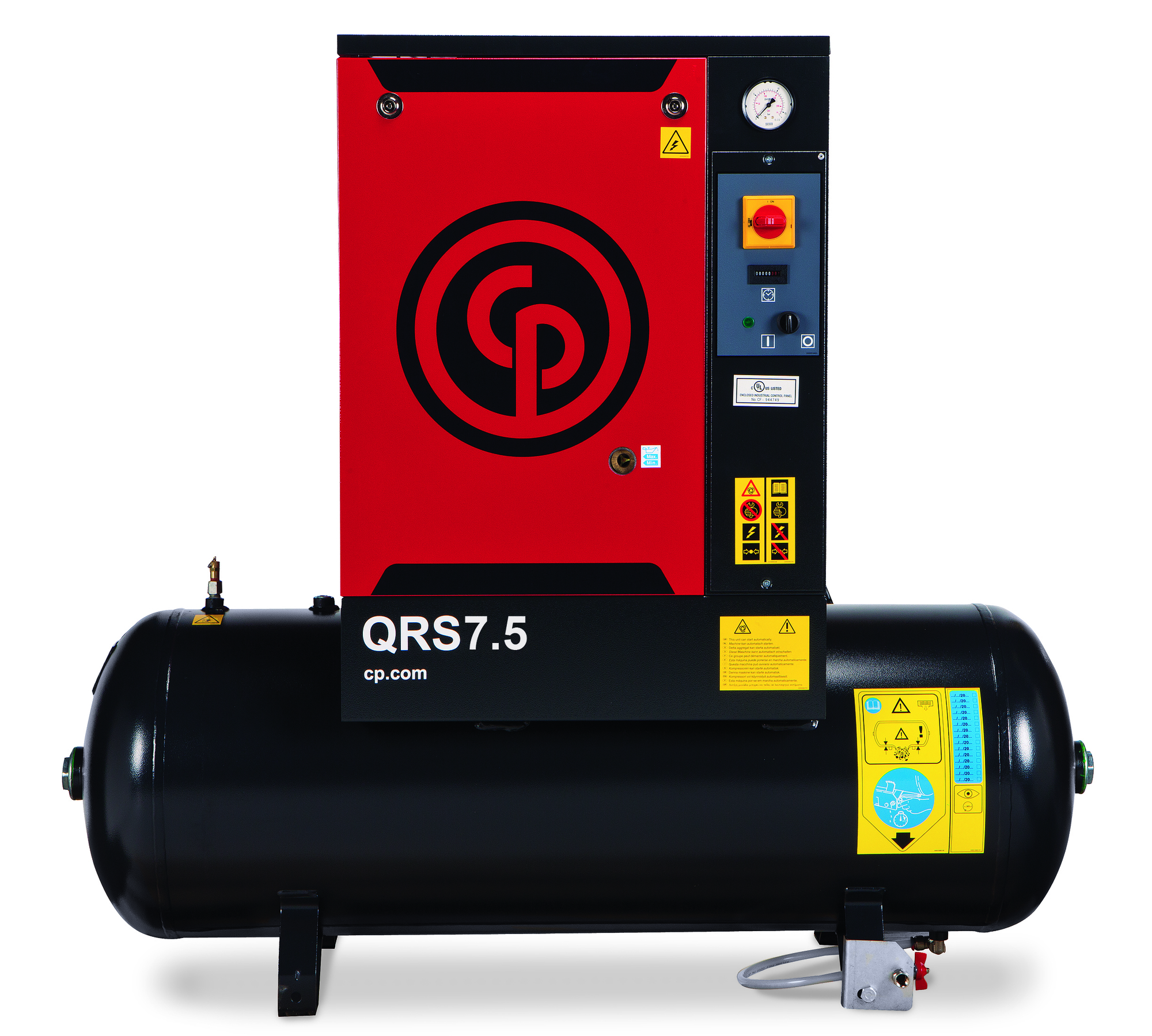 CHICAGO PNEUMATIC COMPRESSORS QRS-7.5HPD-TM Rotary Screw Air Compressors | BARBEN IND LTD